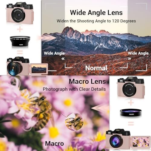 4K Digital Camera for Photography, 48MP Vlogging Video WiFi Camera for YouTube w... - Image 7