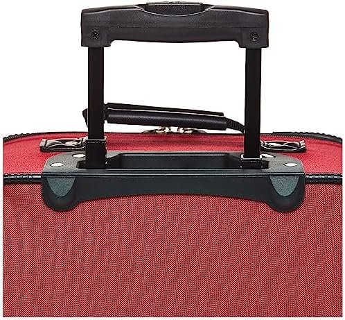 American Tourister Fieldbrook XLT Softside Upright Luggage, Red/Black, 3-Piece S... - Image 8