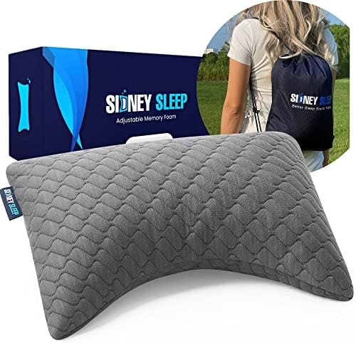 Sidney Sleep Mini Travel Size Neck Pillow - Knee Pillow - Back Lumbar Support - ... - Image 2