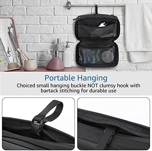 Purevave Compact Mens Toiletry Travel Bag Hanging, Mens Dopp Kit for Travel Wate... - Image 4