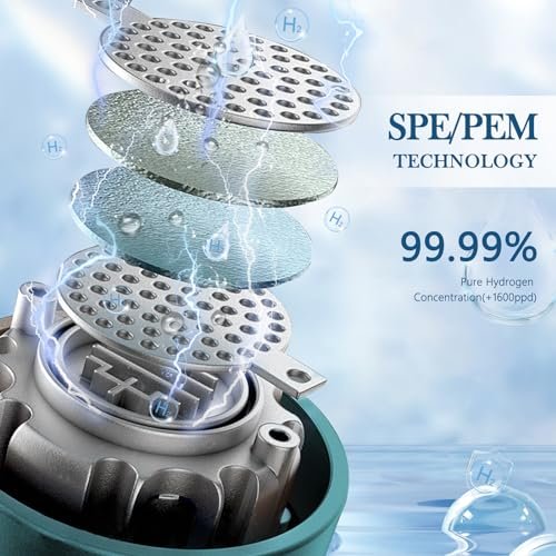 Hydrogen Water Bottle 13.5 OZ (400ml) Portable Hydrogen Water Ionizer Machine wi... - Image 3