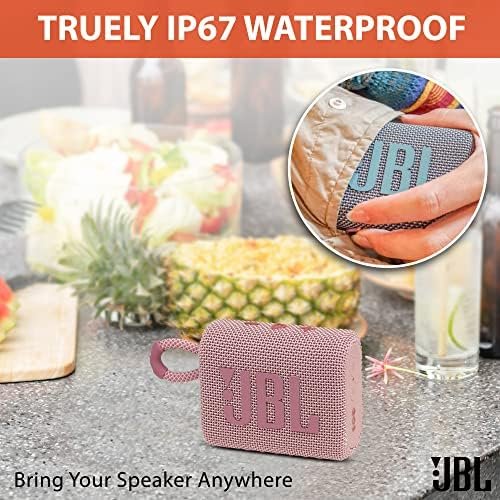 JBL Go 3 Portable Bluetooth Wireless Speaker, IP67 Waterproof and Dustproof Buil... - Image 4