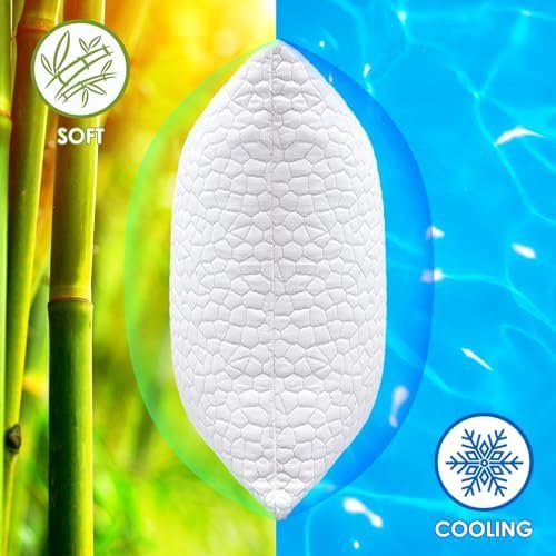 SUPA MODERN Cooling Bed Pillows for Sleeping 1 Pack Shredded Memory Foam Pillows... - Image 3