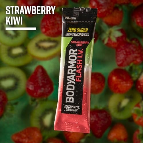 BODYARMOR Flash IV Electrolyte Packets, Strawberry Kiwi - Zero Sugar Drink Mix, ... - Image 5