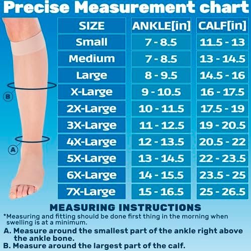 Made in USA - Sheer Compression Socks for Women Circulation 15-20mmHg - Compress... - Image 3