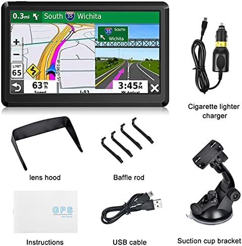 GPS Navigator for Car, Latest 2024 Map 7 inch Touch Screen Car GPS 256-16GB, Voi... - Image 8