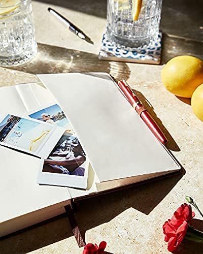 Beechmore Books Travel Planner, Brown | Vegan Leather Hardcover with Thick 120gs... - Image 4