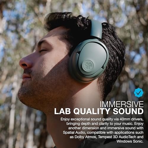JLab JBuds Lux ANC Wireless Headphones, Sage, Hybrid Active Noise Cancelling, Cu... - Image 3