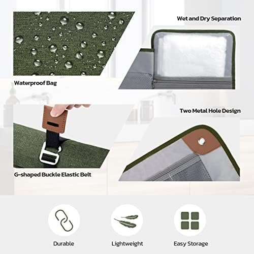 Toiletry Bag for Men, Travel Essentials Travel Toiletry Bag, Water-Resistant Com... - Image 4