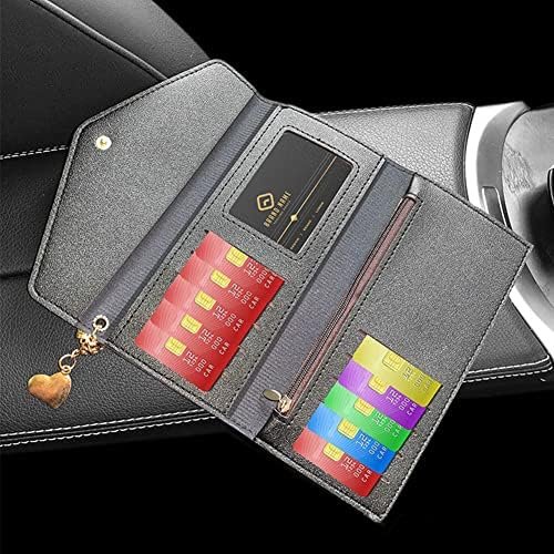 Zcargel Bling Bling Card Holder Organizer, New Diamond Wallet Multifunctional Ca... - Image 5