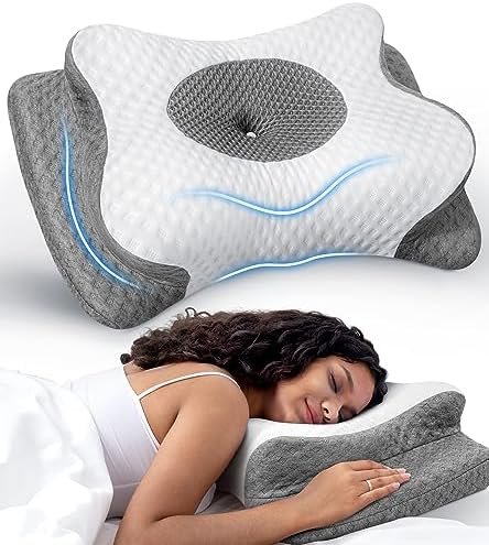 No More Aches Neck Pillow for Pain Relief, Adjustable Cervical Support with Armr... - Image 2