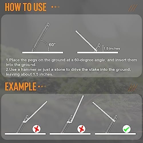 Grassman 16 Pack Tent Stakes, 7075 Aluminium Tent pegs, Heavy Duty Lightweight G... - Image 8