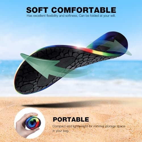 SIMARI Water Shoes for Women Men Aqua Socks Swim Surf Beach Barefoot Yoga Travel... - Image 5