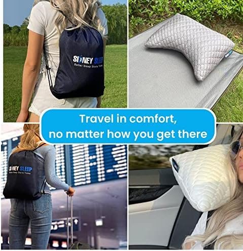 Sidney Sleep Mini Travel Size Neck Pillow - Knee Pillow - Back Lumbar Support - ... - Image 3