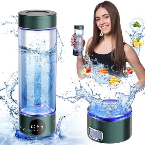 Hydrogen Water Bottle 13.5 OZ (400ml) Portable Hydrogen Water Ionizer Machine wi... - Image 2