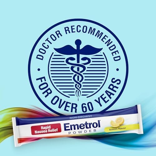 Emetrol Non-Drowsy Nausea Relief Powder Mix - Electrolyte Drink Mix for Rapid Na... - Image 7