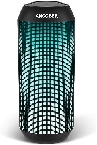 Bluetooth Speaker, Wireless Portable, HD Stereo Sound,with Cool Dynamic LED Ligh... - Image 2