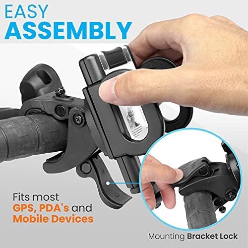 SereneLife Golf Cart Universal GPS Holder - Golf Cart Accessories Rotating Cell ... - Image 6