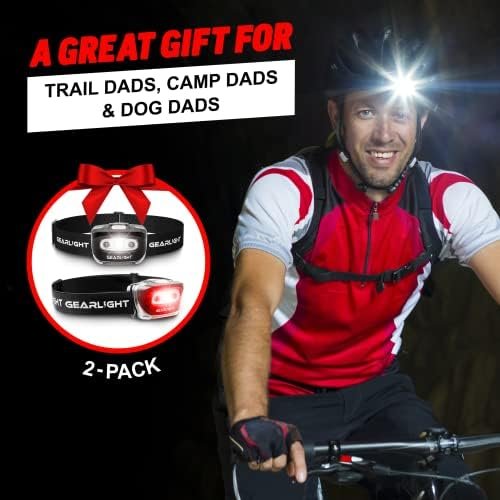 GearLight 2Pack LED Headlamp - Outdoor Camping Head Lamps with Adjustable Headba... - Image 4