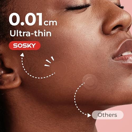 Sosky Pimple Patches for Face, 0.01 Invisible+ Hydrocolloid Acne Patches, Zit St... - Image 3