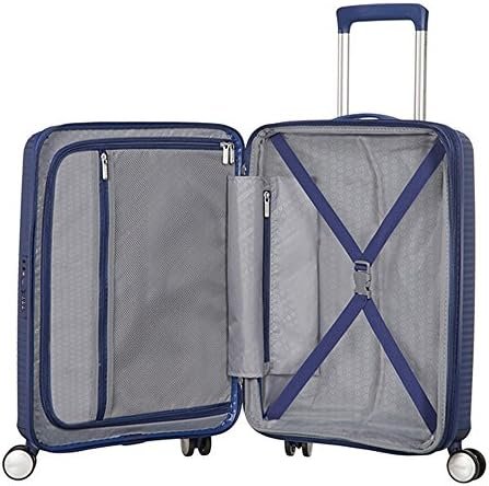 American Tourister Unisex Adult's S (55 cm-41 L), Blue (Midnight Navy), Spinner ... - Image 4