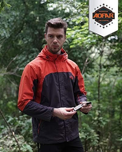 AOFAR Magnesium Fire Starter AF-374 (2-Pack) Waterproof Fire Steel Pouch for Cam... - Image 7