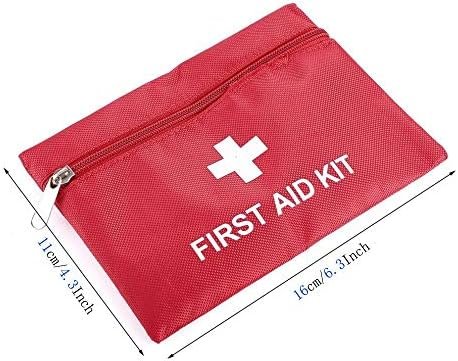 12 Pack Small First Aid Kit Bag Empty, First Aid Bag Pouch Bag for Home Office C... - Image 3