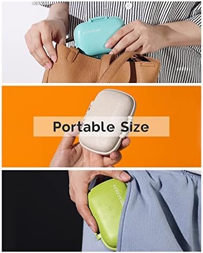 MEACOLIA 3 Pack 8 Compartments Travel Pill Organizer, Daily Pill Case Small Pill... - Image 3