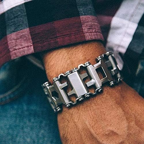 29 in 1 Multi Tool Bracelet Tread Bracelet Multifunction Tool Outdoor Bolt Drive... - Image 4