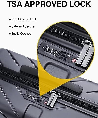 BAGSMART Carry On Luggage 22x14x9 Airline Approved, 20 Inch Lightweight Carry On... - Image 8