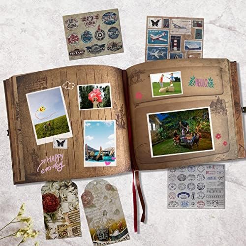 Our Adventure Book Travel Diary Photo Book,Scrapbook, Photo Album,Retro Style Tr... - Image 6