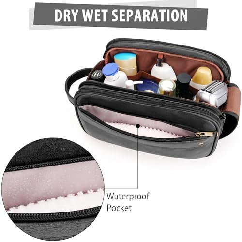Travel Toiletry Bag for Men, Large Hanging Toiletries Organizer Bags, Cruise Shi... - Image 5