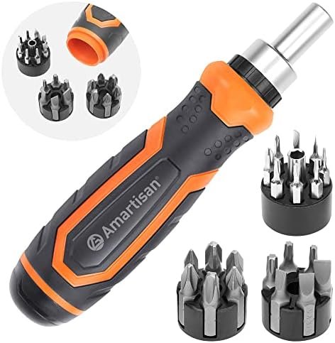 Amartisan 22 IN 1 Ratchet Screwdriver Set, Precision Multi-bit Ratchet Screw Dri... - Image 2