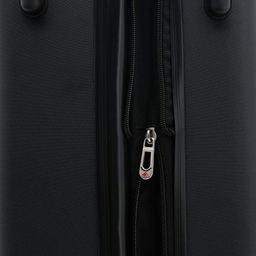 Travelers Club Chicago Hardside Expandable Spinner Luggage, Black, 5 Piece Set - Image 11
