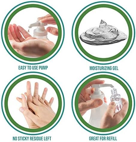 Moisturizing Hand Sanitizer Gel, 70% Alcohol - Kills 99.99% Germs, Enhanced with... - Image 5