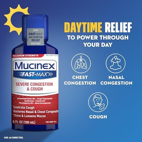 Mucinex Fast-Max & NightShift Combo Pack - Max Strength Cough & Cold Medicines F... - Image 4