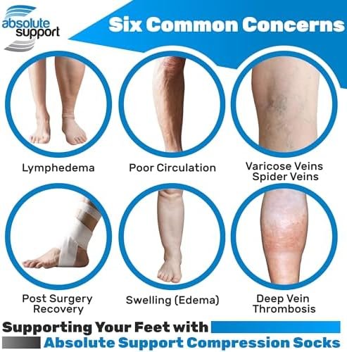 Made in USA - Sheer Compression Socks for Women Circulation 15-20mmHg - Compress... - Image 9