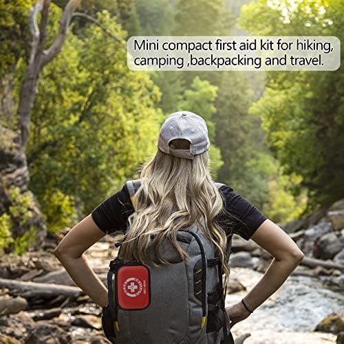 Mini First Aid Kit -Small Waterproof Hard Shell Medical Kit with Compartments fo... - Image 7