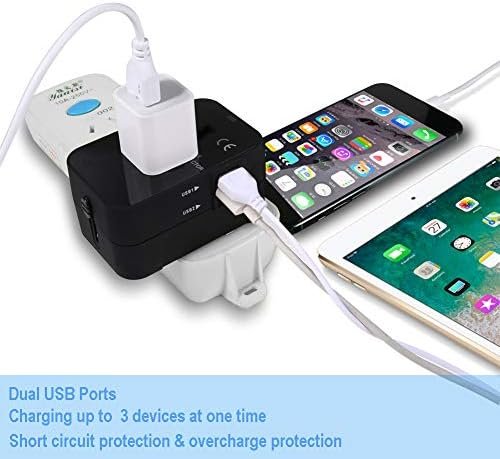 Travel Adapter, Worldwide All in One International Power Adapter Universal Adapt... - Image 7