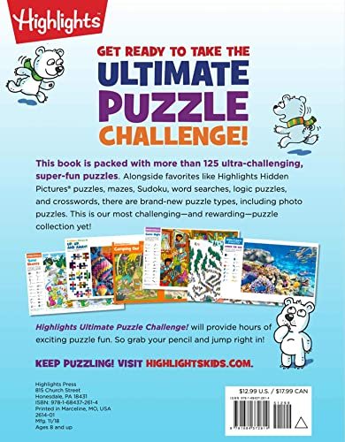 Ultimate Puzzle Challenge!: 125+ Brain Puzzles for Kids, Hidden Pictures, Mazes,... - Image 3
