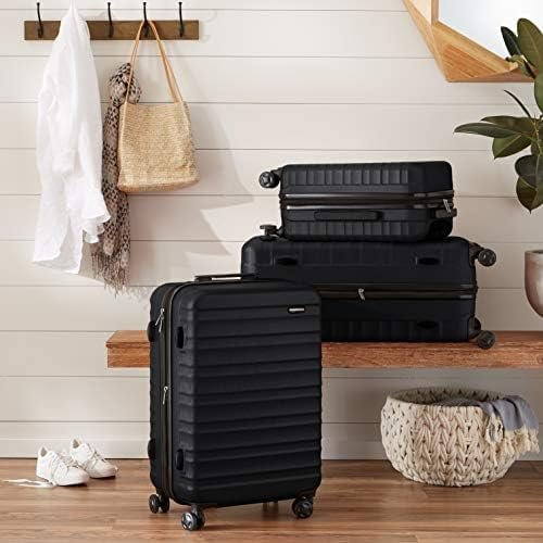 Amazon Basics 3-Piece Luggage Sets (21", 26", 30"), Suitcase with Wheels, Hardsi... - Image 8
