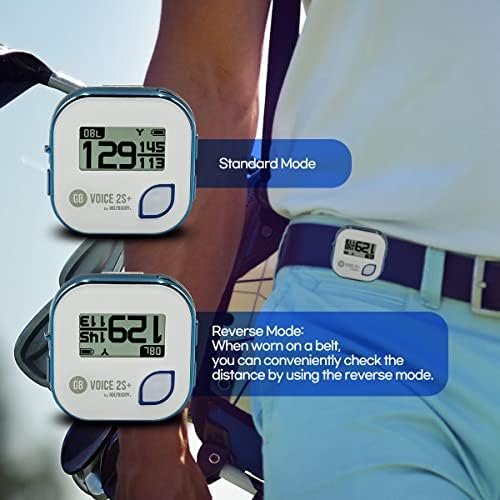 GOLFBUDDY Voice 2S+ Talking GPS Rangefinder, Clip on Hat Golf Navigation, Slope ... - Image 6