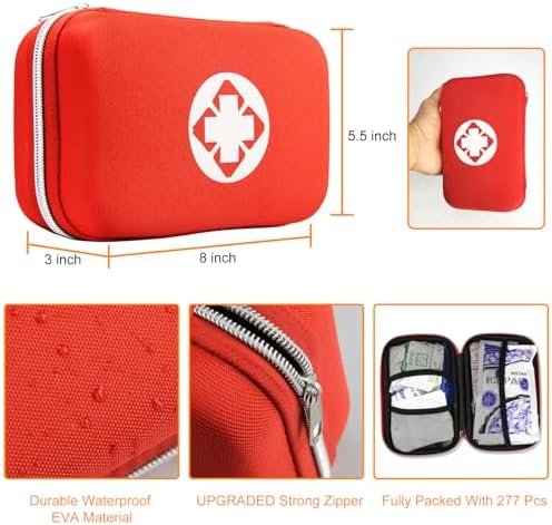 277 Pcs First Aid kit Car Waterproof Portable Emergency Kit Survival Equipment f... - Image 4