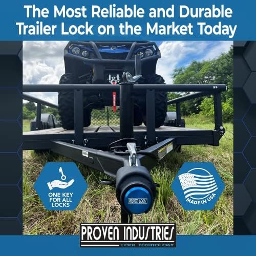 Proven Industries Model 2178 Trailer Lock, Fits 2-Inch Trailer Couplers, Secures... - Image 8