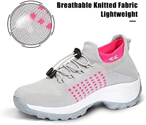 STUNAHOME Orthopedic Sneakers Breathable Women Walking Shoes Slip on Trainers Wo... - Image 3
