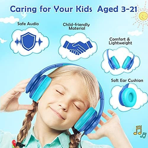 2023 Bluetcooth Kids Headphones Fit for Aged 3-21, Colorful LED Lights Comfort W... - Image 7