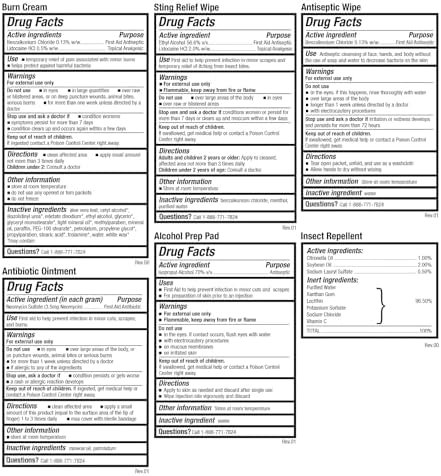 Be Smart Get Prepared Complete First Aid Kit with Bonus Removable Mini First Aid... - Image 10