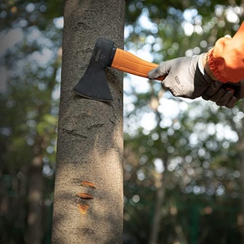 KSEIBI Wood Axe, Small Outdoor Camp Hatchet for Splitting and Kindling Wood, For... - Image 10
