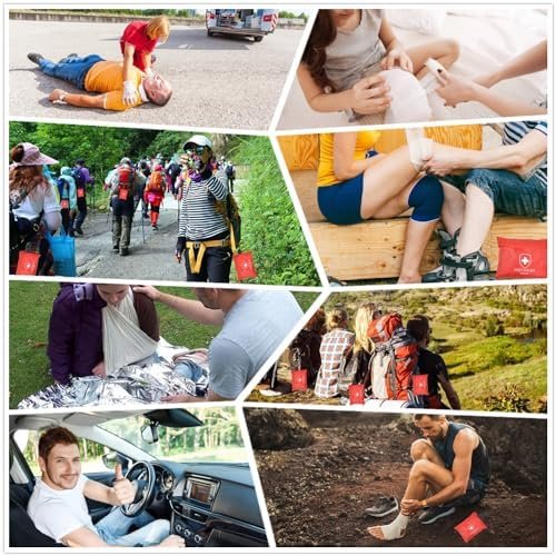 Compact Mini Travel First Aid Kit - Waterproof Emergency Medical Supplies for Ho... - Image 5