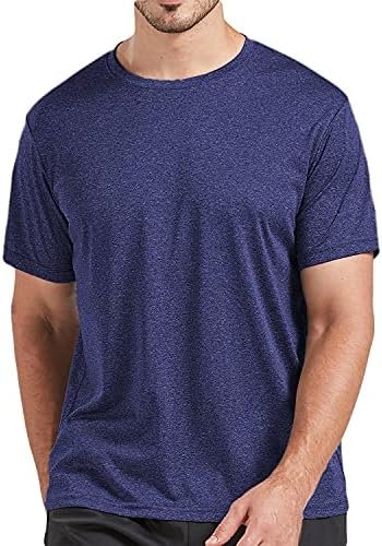 5 Pack Men's Dry Fit T Shirts, Athletic Running Gym Workout Short Sleeve Tee Shi... - Image 3